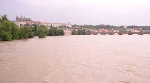 Prague Floods 2013 Stock Footage 30291620