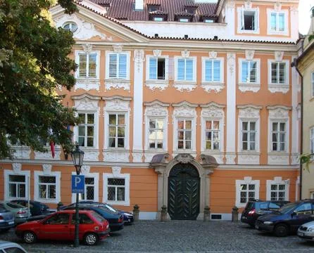 Prague house Stock Photos