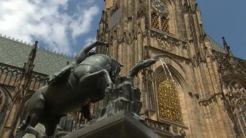 Prague Hradcany Square Stock Footage 111339492