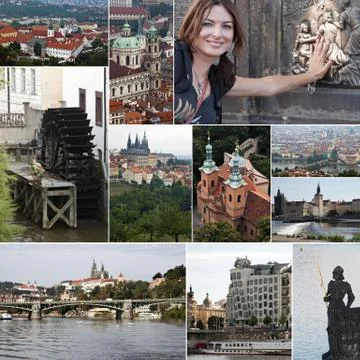 Prague landmarks Stock Photos