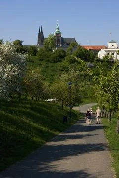 Prague in May Foto stock