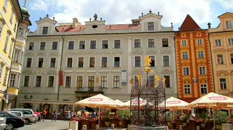 Prague Old Town Square 33 Video stock 773515