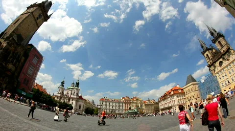 Prague Old Town Square 43 Stock Footage 773638