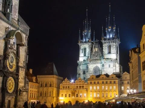 Prague Old Town Square 스톡 사진