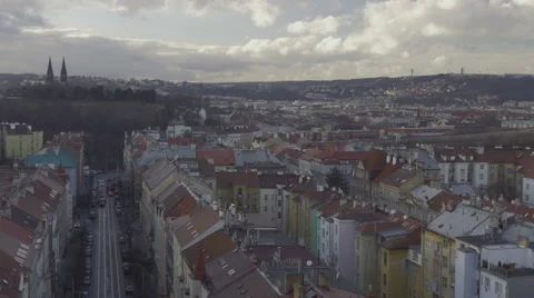 Prague overlook 스톡 동영상 62257178