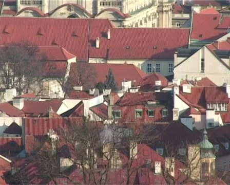 Prague panorama Stock Footage 326719
