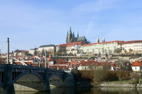 Prague Panorama Stock Photos