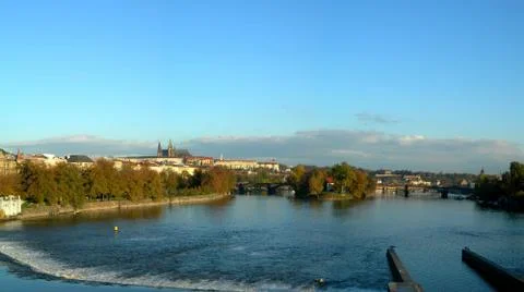 Prague panorama Stock Photos