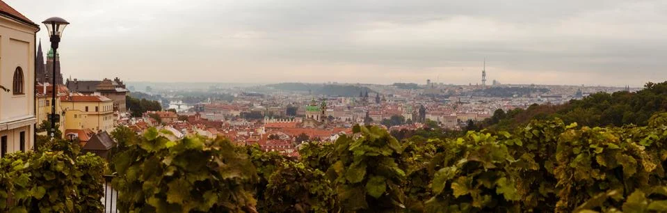 Prague Panorama Stock Photos
