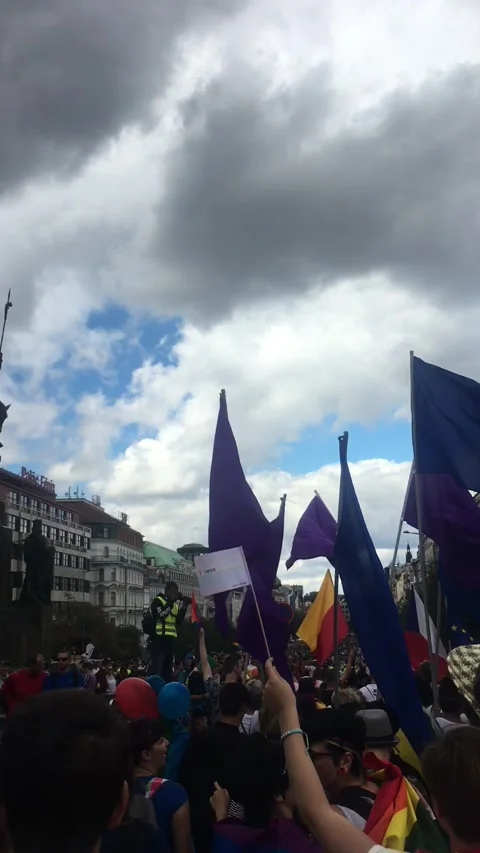 Prague Pride Stock Footage 161784972