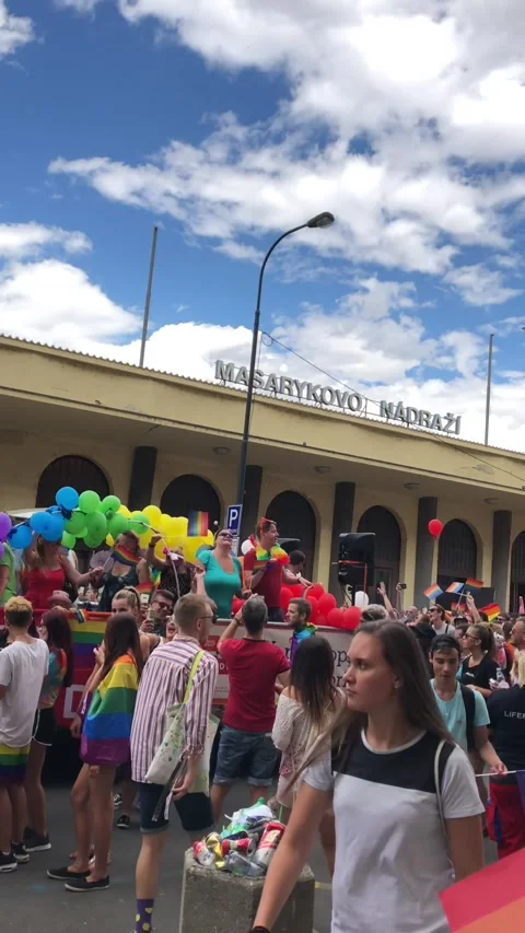 Prague Pride Stock Footage 161785412