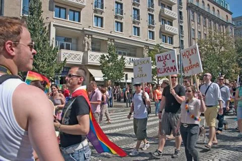 Prague pride pararde 2012 Stock Photos