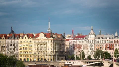 Prague - Residential Buildings Stock Footage 232287722