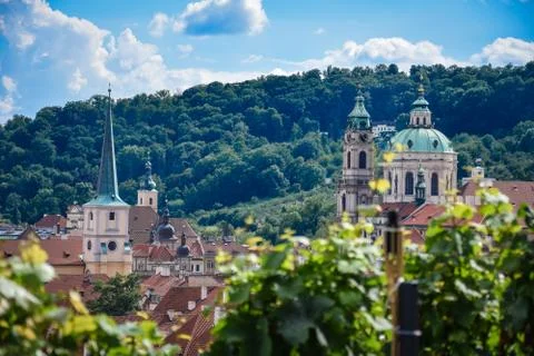 Prague roofs Stock Photos