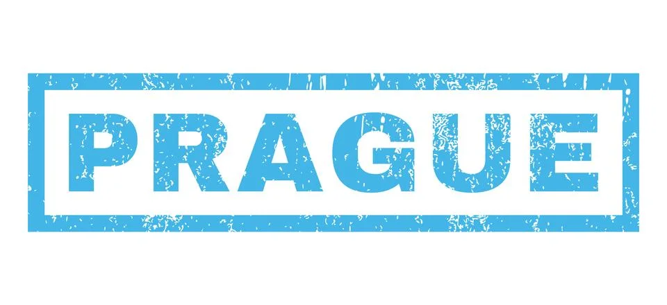 Prague Rubber Stamp Stock Illustration