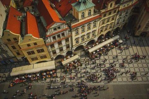 Prague seen from above Stock Photos