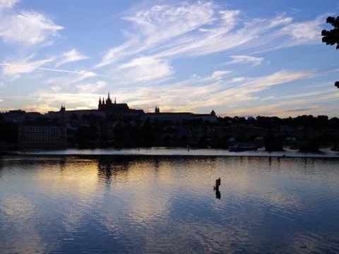 Prague skyline Stock Photos