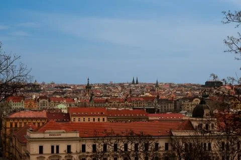 Prague skyline Stock Photos