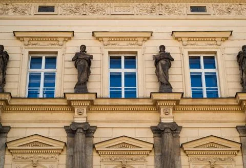 Prague Statues Stock Photos