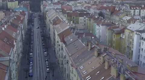 Prague street 스톡 동영상 62257276