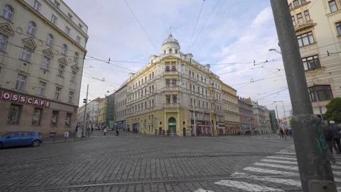 Prague Street Stock Footage 119599467