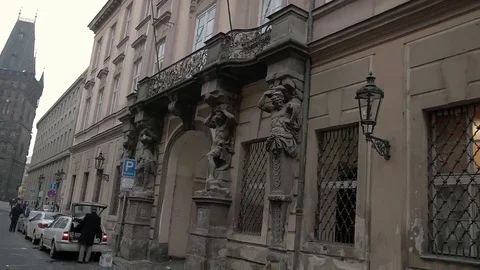 Prague Streets, monuments Stock Footage 69235844