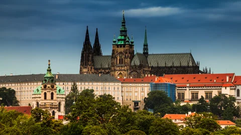 Prague time lapse Stock Footage 52187113