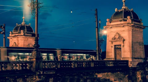 Prague time lapse Stock Footage 52189532