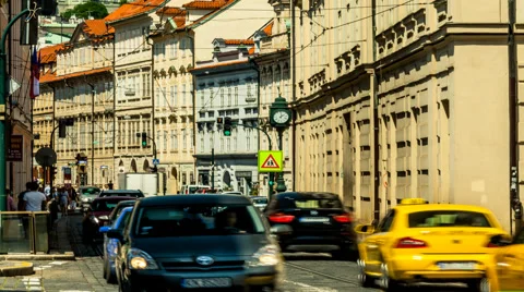 Prague time lapse Stock Footage 52190727