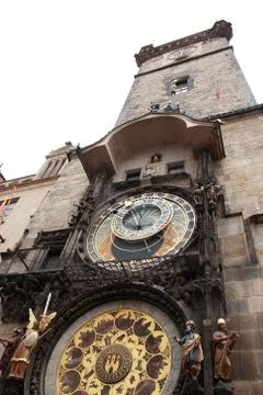 Prague town hall Stock Photos