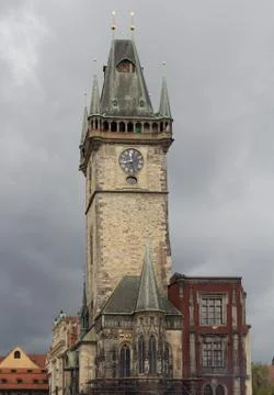 Prague town hall Stock Photos