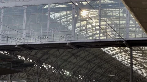 Prague Train Station Stock Footage 201344036