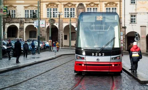 Prague tram Stock Photos
