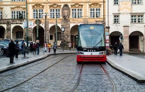 Prague tram Stock Photos