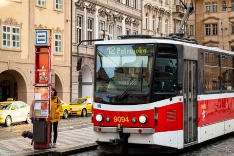 Prague tram Stock Photos
