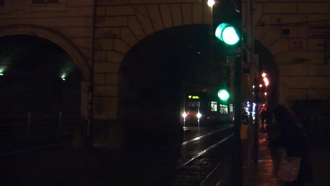 Prague Transit 04 Stock Footage 90058225