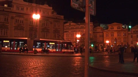Prague Transit 06 Stock Footage 90058253