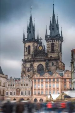 Prague under sunlight. Stock Photos