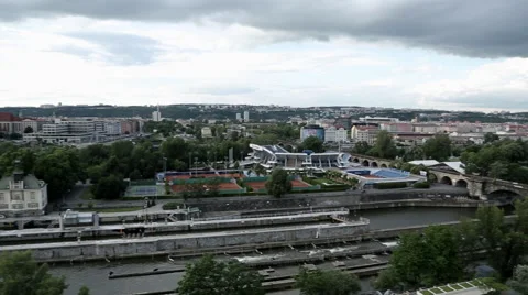 Prague view 5 Stock Footage 53584203