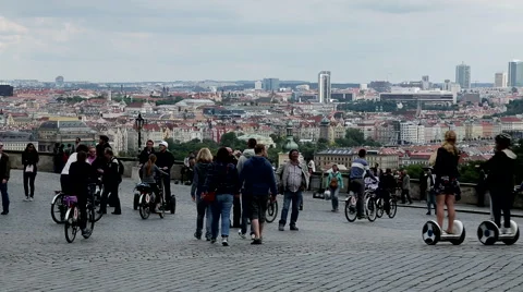 Prague view from the Castle 3 Stock Footage 53542342