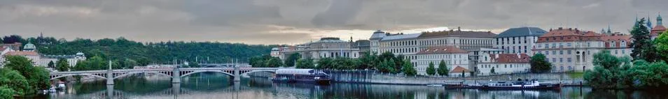 Prague view Stock Photos