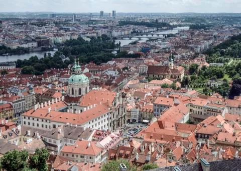 Prague view Stock Photos