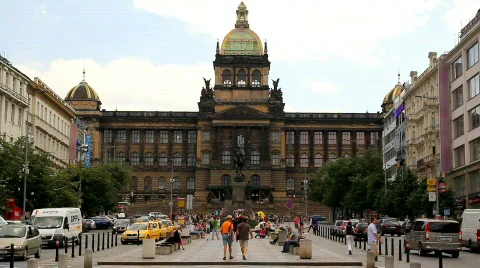 Prague Wenceslas Square 32 動画素材 773471