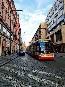 Prague, Wenceslas Square 写真素材