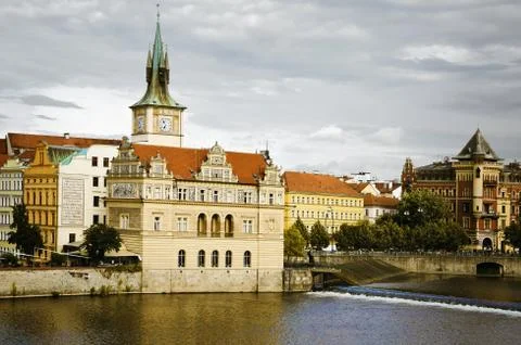 Prague's Ancient Architecture Stock Photos