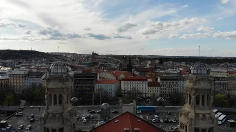 Prague's cityscape Stock Footage 119779529