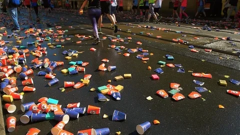Pragues Half Marathon Race Stock Footage 75844938