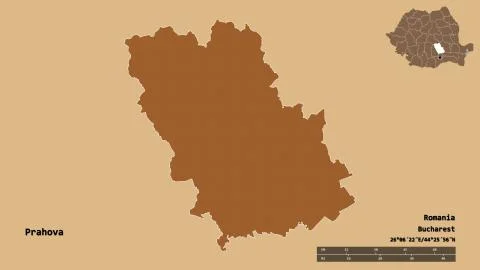 Prahova, county of Romania, zoomed. Pattern 스톡 일러스트
