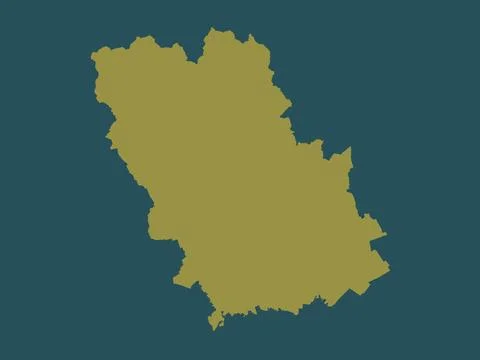 Prahova, Romania. Solid color shape Stock Illustration
