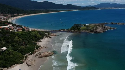 Praia da Armação  e Matadeiro - Florianópolis - Brazil 動画素材 86589338